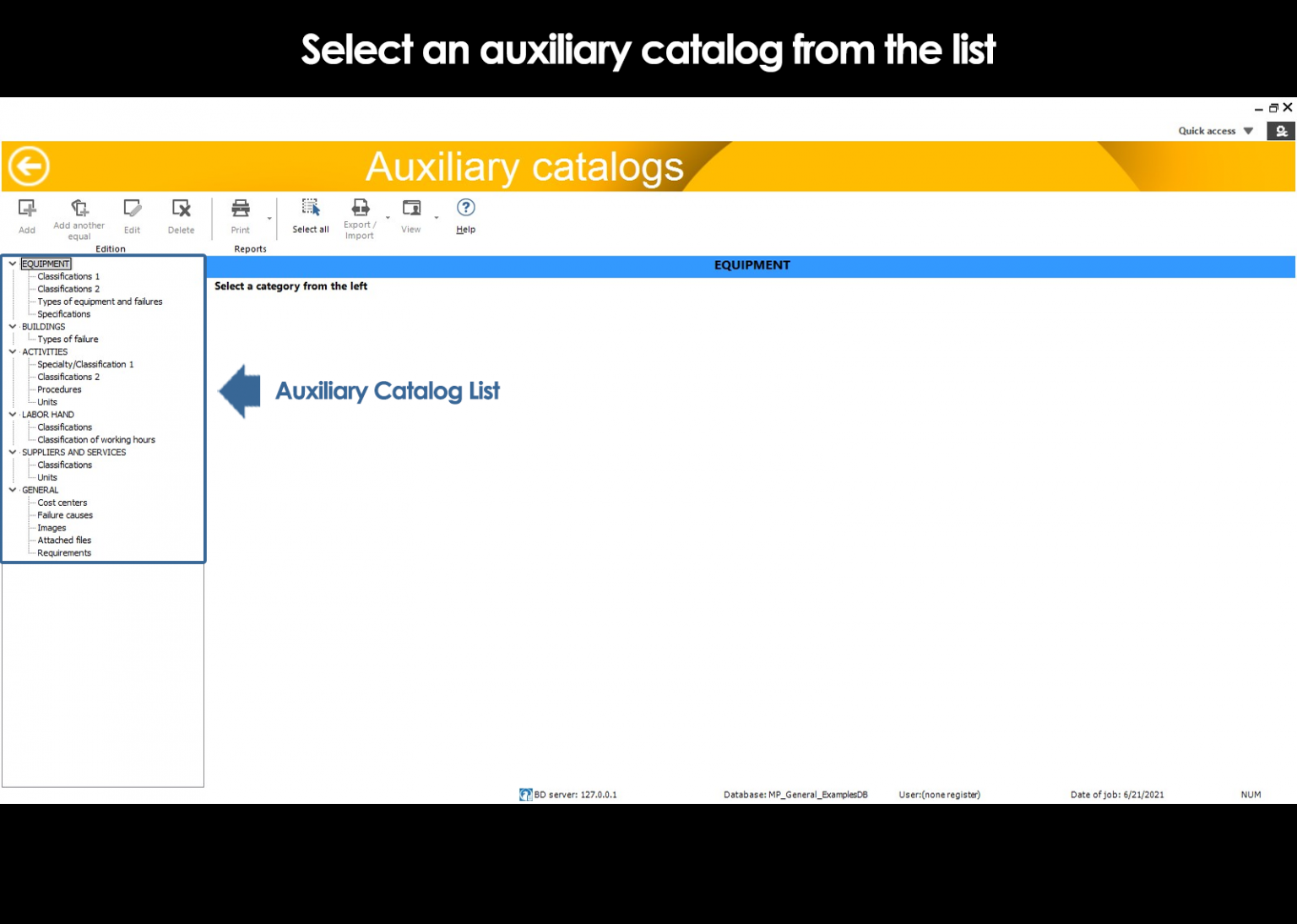 Más información y herramientas avanzadas de la edición del catálogo de